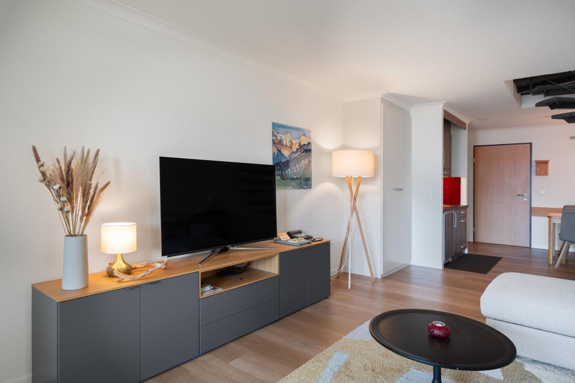 Wohnung Edelweiss Direkt In 4 Sterne Hotel Beatenberg Kültér fotó